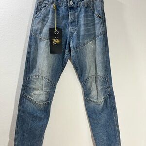 G-Star RAW Elwood 3D Denim Jeans Premium Japanese Fabric Mens Size 31 x 32 NEW!